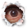 Peeking eye
